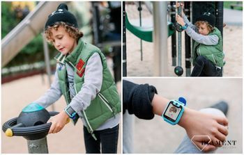 Smartwatch Garett Kids Nice to nowoczesny model dziecięcego zegarka typu smartwatch. Smartwatch jest na pasku silikonowym przez co ręką się nie poci (1).jpg